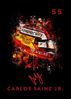 Poster Formel 1 Helm Aquarell Rennfahrer Name Unterschrift Rennnummer · Deko Print ohne Rahmen - F Alonso / 40x50 cm Bild 2