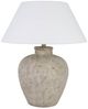 HOME DELUXE Kleine Tischlampe in Steinoptik LENE - Weiß Bild 2