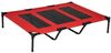 PawHut Tierbett Katzenbett, Outdoor, Haustierbett, Haustierliege, Oxford, Texteline-Stoff, für Garten, Balkon, Rot Bild 5