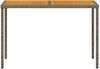 vidaXL Gartentisch mit Akazienholz-Platte Grau 115x54x74cm Poly Rattan 365076 Bild 4