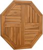 vidaXL Tischplatte 70x70x2,5 cm Achteckig Massivholz Teak 366665 Bild 3