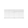 Sideboard >Mister< in weiss, Lack Hochglanz - 180x80x38cm (BxHxT) Bild 4