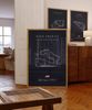 Poster FORMEL 1 ROAD America Barcelona Catalunya Mount Panorama Hungaroring Mugello Iowa Paul Ricard · Wanddeko · Kunstdruck ohne Rahmen - 80 x 120 cm / BARBER Bild 2