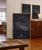Poster FORMEL 1 ROAD America Barcelona Catalunya Mount Panorama Hungaroring Mugello Iowa Paul Ricard · Wanddeko · Kunstdruck ohne Rahmen - 80 x 120 cm / BARBER Bild 5