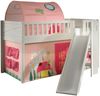 Kinderbett mit Rutsche Karyl 208x114x204 aus Massivholz in Weiß Bild 4