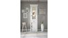 Vitrine 63x207 cm 2-türig + 1x Schubkasten weiß Pinie WALES + BELEUCHTUNG Bild 2