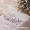 Woltu Gardine (2 St), halbtransparent, Blumen Stickerei mit Schlaufen Leinen Optik Bild 2