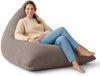 Lumaland 'Interior Line' Sitzsack, Dreieckig, Hellgrau, 150 x 100 x 100 cm, 370 l Bild 2