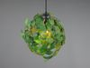 LED Pendelleuchte mit Blätter Lampenschirm in Grün, Ø 38cm Bild 5