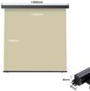 Senkrechtmarkise ausziehbar Seitenmarkise Windschutz 100x250cm Beige Bild 4