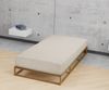 biberna Melange-Flanell Spannbetttuch 0841380 MELANGE UNI, kitt, 1x 90x190 cm - 100x200 cm Bild 4