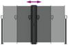 vidaXL Seitenmarkise Ausziehbar Anthrazit 140x600 cm 4004613 Bild 5