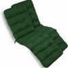Beautissu Polsterauflage 2X Bequeme Liegenauflage Deckchair, 200x50x8 cm, Grün, Gartenliege Auflage mit Schaumflockenfüllung – Polster für Liegestuhl Bild 4
