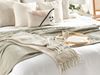 Beliani 'TILMI' Kuscheldecke, Baumwolle helles beige, 130 x 160 cm Bild 3
