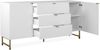 Sideboard >Elwood< in Weiß matt - 179x90x40.5cm (BxHxT) Bild 5