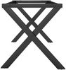vidaXL Couchtisch-Gestell in X-Form 70x30x43 cm Stahl 357898 Bild 5