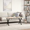 vidaXL Couchtisch-Gestell in X-Form 70x30x43 cm Stahl 357898 Bild 3