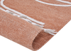 Outdoor Teppich hellrot 80 x 150 cm abstraktes Muster Kurzflor YAVU Bild 5