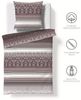Fleuresse Aspen Biber Bettwäsche 155x220 Ornamente Streifen braun weiß 434479-7 Bild 4