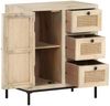 vidaXL Sideboard 60x35x70 cm Mango Massivholz und Rohrgeflecht 323508 Bild 3