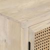 vidaXL Sideboard 60x35x70 cm Mango Massivholz und Rohrgeflecht 323508 Bild 5