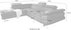 COTTA Ecksofa Solution L-Form, mit Arm- & Kopfteilverstellung, wahlweise mit Bettfunktion Bild 4