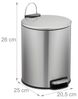 Relaxdays Edelstahl Kosmetikeimer 5 Liter Bild 5