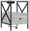 vidaXL Nachttisch 2 pcs Graues Sonoma 41,5 x 40,5 x 55 cm 859557 Bild 5