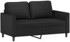 vidaXL 2-Sitzer-Sofa Schwarz 120 cm Kunstleder 359328 Bild 2