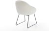 Esszimmerstuhl Gaio-Flex Bouclé Soft Beige Kufengestell Schwarz Bild 5