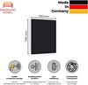 Rheinland Möbel FocusWall WAQ0707 – Quadratischer Akustik-Wandabsorber 70×70 cm in Stofffarbe Sombrero inkl. Montage-Set - Made in Germany - Klasse A, Stoffbezug, schwer entflammbar Bild 2