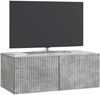 vidaXL Wandmontierter TV-Schrank Betongrau 78,5 x 41 x 30 cm 898518 Bild 2