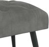 vidaXL Bank mit Knopfheftung Dunkelgrau 110 x 40 x 46 cm Samt 42038572 Bild 5