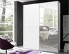 Schwebetürenschrank PULS Kleiderschrank Schrank Schlafzimmer 170cm weiß Spiegel Bild 5