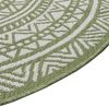 Carpetia Outdoorteppich zeitlos, rund, Höhe: 5 mm, pflegeleicht, wetterbeständig, für Innen- und Außenbereich geeignet Bild 4