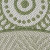 Carpetia Outdoorteppich zeitlos, rund, Höhe: 5 mm, pflegeleicht, wetterbeständig, für Innen- und Außenbereich geeignet Bild 2