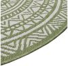 Carpetia Outdoorteppich zeitlos, rund, Höhe: 5 mm, pflegeleicht, wetterbeständig, für Innen- und Außenbereich geeignet Bild 3