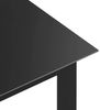 vidaXL Gartentisch Schwarz 150x90x74 cm Aluminium und Glas 312201 Bild 4