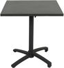 Garten-Sitzgruppe WANDA 5tlg. - Aluminium, Schwarz | Gartenmöbel-Set Gartengarnitur Garten-Essgruppe mit Stühlen und Esstisch Bild 4