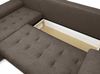 AX LIVING Manisa Wohnzimmer Couch L Form Couch Braun L Bild 4