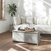Couchtisch, Sofatisch Betongrau 90x50x41,5 cm Holzwerkstoff Bild 2