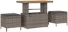 vidaXL Gartensofa-set mit Kissen 9 pcs Grau 3363328 Bild 4