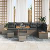 vidaXL Gartensofa-set mit Kissen 9 pcs Grau 3363328 Bild 3