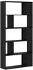 vidaXL Bücherregal Schwarz Eichen-Optik 80 x 24 x 159 cm Holzwerkstoff 8003712 Bild 2