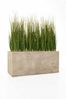 VIVANNO Pflanzkübel Fiberglas MAXI Kasten, Beige Gestreift 100 x 45 x 45 cm Bild 4