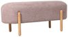 Bank Layida aus Boucle-Stoff, modern skandinavisch, altrosa, gepolstert, Gestell Kautschukholz Bild 3