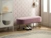 Polsterbank MILRY Samtstoff Rosa Bild 3