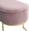 Polsterbank MILRY Samtstoff Rosa Bild 5