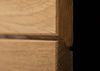 Garderobenschrank mit Spiegel Wildeiche 82x44x196 natur lackiert / geölt KITZBÜHEL #136 Bild 5