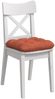 vidaXL Sitzkissen 4 pcs Rot-Orange 40 x 40 cm Cordstoff 42015102 Bild 3